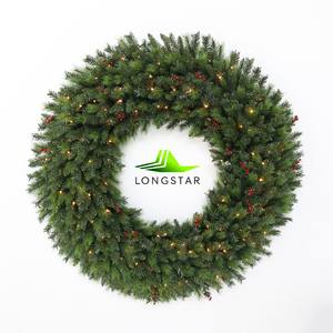 Guirlandes <span class=keywords><strong>de</strong></span> Noël géantes <span class=keywords><strong>de</strong></span> 120 cm en gros, grandes guirlandes <span class=keywords><strong>de</strong></span> Noël commerciales avec lumières - Product Image 2