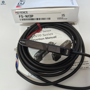 Capteur à fibre optique numérique KEYENCE FS-N13P, série FS-N, amplificateur à fibre optique, type de câble hôte PNP FS N13P - Product Image 1