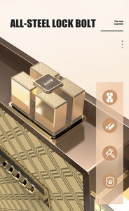 Lớn Vân tay súng an toàn hộp cho tiền chìa khóa khách sạn nhà ẩn kỹ thuật số thông minh an toàn tiền gửi Hộp văn phòng đồ trang sức an toàn hộp - Product Image 4