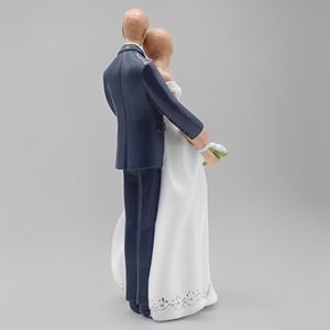 Amore astratto danza regalo in ceramica statua <span class=keywords><strong>di</strong></span> coppia in resina romantica tradizionale coreana - Product Image 5