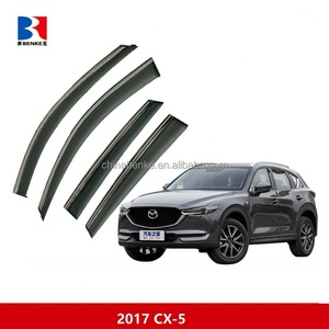 Déflecteurs de vitres latérales de voiture compatibles avec Mazda CX-5 2017-2021, pare-pluie, 4 pièces - Product Image 2