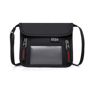 Bolso Bandolera Impermeable de Poliéster con Protección RFID y Cierre de Cremallera para Viajes en Todas las Estaciones para Hombre - Product Image 3