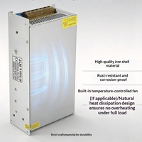 Alimentation à découpage CC 12V/24V/36V, dimmable Triac, étanche, avec protection AC-DC contre les surtensions, les surcharges et les courts-circuits pour LED
