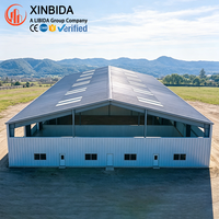 Écurie pour chevaux galvanisée à chaud, écurie de haute qualité, structure en acier préfabriquée pour bâtiments agricoles