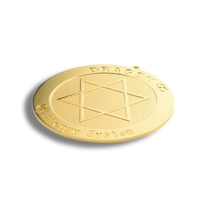 Moneda de Recuerdo de Aleación de Zinc de Color Dorado, Estilo Chino, Diseño Original de Fábrica, Último Modelo - Product Image 6