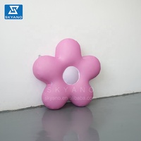 Ballon gonflable de fleur de la publicité de fleur gonflable de PVC pour la décoration