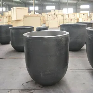 Long life time silicon carbide graphite crucible for melting aluminum and aluminum alloy