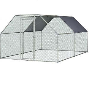 Grande pollaio In metallo con copertura impermeabile box box per cortile fattoria all'aperto cancelli e penne per animali domestici - Product Image 5