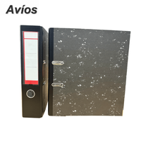 Carpeta Archivadora con Palanca, Diseño de Mármol, Tamaño FC, para Oficina, Entrevistas y Organización de Documentos, con Logotipo Personalizado