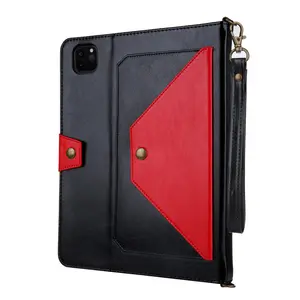 PU Leather Luxury Envelope Shape Cross Body Tablet Bag Shoulder Strap Zipper Card Holder Protective Case For IPad 10 2022 Pro 11