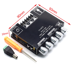 Модуль цифрового аудиоусилителя <span class=keywords><strong>CA</strong></span>-MT21 2.1-канальный, 2 * 50Вт+100Вт, с регулировкой высоких и низких частот, AUX - Product Image 2