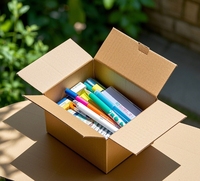 Boîte d'expédition en carton ondulé personnalisée, recyclable, rigide, emballage de luxe pour la livraison de cadeaux, pour la logistique