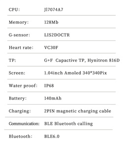 <span class=keywords><strong>Smartwatch</strong></span> <span class=keywords><strong>con</strong></span> cassa <span class=keywords><strong>in</strong></span> lega T92, schermo AMOLED, chiamate Bluetooth, design ultra sottile, risoluzione 340x340, <span class=keywords><strong>con</strong></span> cinturini <span class=keywords><strong>in</strong></span> <span class=keywords><strong>acciaio</strong></span> inossidabile e silicone. - Product Image 6