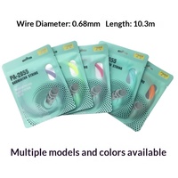 Cordage de badminton 0,68 mm, durable, haute élasticité, fibre de nylon, cordage d'entraînement PA-2055 pour raquettes de badminton