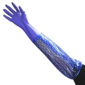 Guanti estesi per lavare i piatti in gomma monostrato da donna lavanderia estiva per pulizia della cucina guanti per lavare la casa - Product Image 4