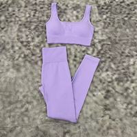 Vente chaude femmes grande taille Yoga exercice Fitness ensemble respirant taille élastique fermeture sport soutien-gorge cyclisme pantalon sans couture