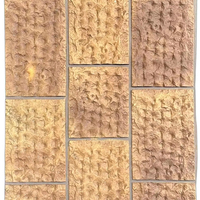 Panneau mural en ardoise rustique imitation PU, léger, imperméable, placage rocheux, façade de villa, décoration murale intérieure, 4 ans
