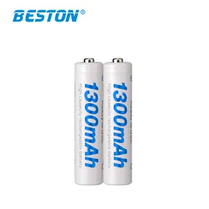 Batterie Rechargeable bestton Ni-mh de 1.2V, 1300mAh, AAA, pour voyage