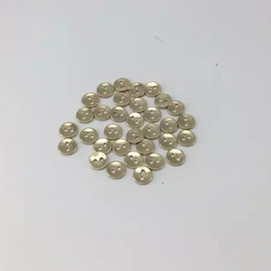 Round Metal 2-Holes <b>Buttons</b> Nickel-Free For Apparel Custom Orders Welcome - Product Image 3