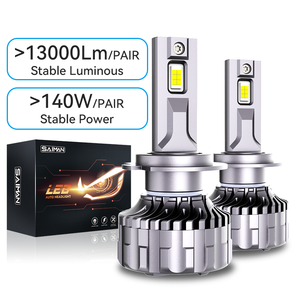 Sistema di illuminazione Auto 140W Super luminoso H1 H4 H7 <span class=keywords><strong>H11</strong></span> 9005 regolabile Auto faro a LED 12V-24V lampada anteriore rame tubo lampadina a LED X2 - Product Image 5