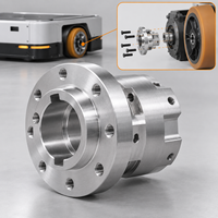 Moyeu de roue motrice en aluminium 6061 CNC OEM pour systèmes AGV d'entrepôt