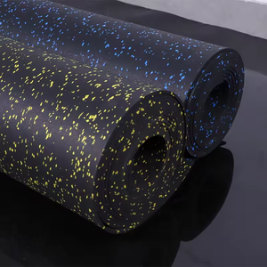 1x10 M rotoli Piso Caucho sollevamento pesi al coperto 15Mm campi da basket acustico tappetini da boxe all'aperto palestra rotoli di <span class=keywords><strong>gomma</strong></span> pavimentazione - Product Image 2