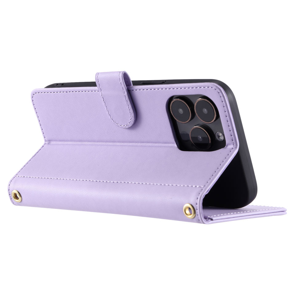 Luxury Leather Wallet Phone Bag - Image 5