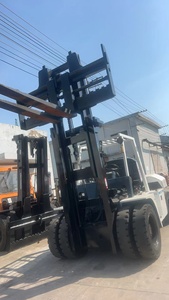 Montacargas Usado TCM100 de 10 Toneladas, de Segunda Mano, Alto Estándar, Precio con Descuento, Marca Japonesa de Buena Reputación, Motor Diésel, en Venta - Product Image 3