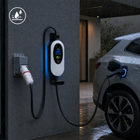 Station de recharge portable pour véhicules électriques 22 kW triphasée Type 2 GBT avec contrôle intelligent par application, charge rapide 32A, câble de 6 m, certifiée CE