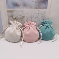 Bolsas de Almacenamiento de Joyería de Venta Directa de Fábrica, Cierre con Cordón, Base Semicircular para Cabello Largo y Grueso, Tamaño y Forma Personalizables, Portátiles
