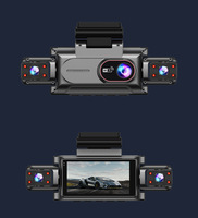 Caméra de tableau de bord WiFi 1080P pour voiture avec vision nocturne et caméra de recul