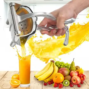 Juicer Manual multifungsi alat ekstraktor pemeras jus buah semangka tangan tekan Lemon dapur portabel