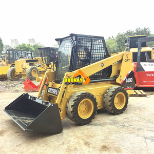 Utilisé pour Cat 246D Skid Steer Chargeuse frontale Tracteur Mini chargeuse sur pneus avec moteur à noyau Type mobile - Product Image 1