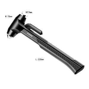 Kit d'outils d'urgence en acier au carbone ABS personnalisé en gros, marteau de sécurité automobile de haute qualité, <span class=keywords><strong>ceinture</strong></span> de sécurité de survie pour évacuation - Product Image 2