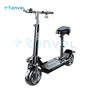 Tenvel 2023 Intelligent control folding E scooter with GPS APP control Electric 10 inch Wheel Max Load 150kg Electric Scooter