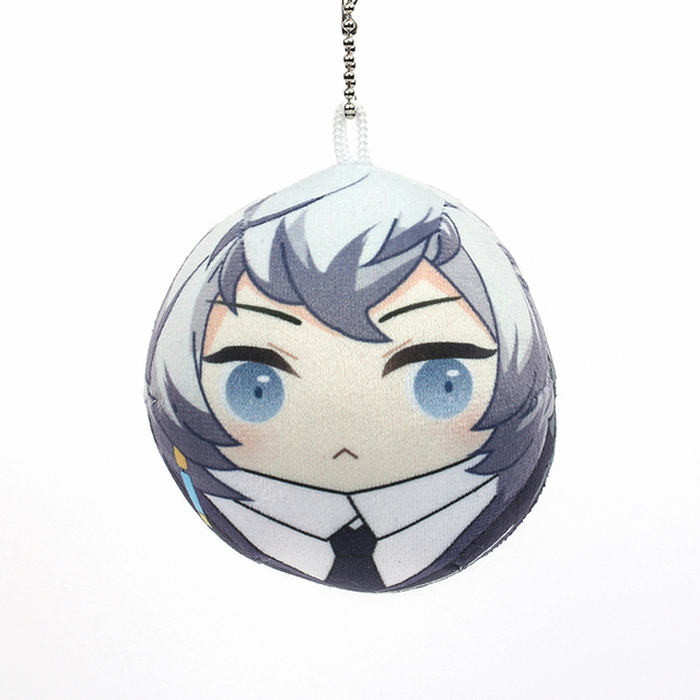 VOGRACE Creative PP Cotton Coton Filling Anime Plush Keychain Customized Toys Manjuu for Gift