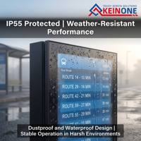 Kiosco Publicitario para Exteriores Keinone de 43, 55 y 65 Pulgadas, Pantalla LCD de Alto Brillo IP65, Solución Integral OEM