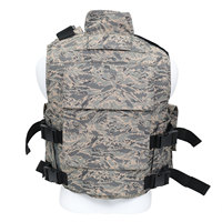 Gilet de protection tactique VANDA Digital Tiger Stripe avec col montant rembourré et système de rangement intégré à 4 poches