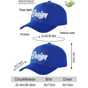 Custom <b>Baseball</b> <b>Cap</b> Personalized Print Text Logo Adjustable Trucker Hat Unisex Casual Sun Hat for Men Women - Product Image 3