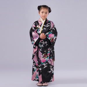 Kimono tradicional japonés estampado flor Cosplay disfraz Anime <span class=keywords><strong>Haori</strong></span> Yukata vestido japonés Geisha disfraz Kimono Yukata Robe - Product Image 6