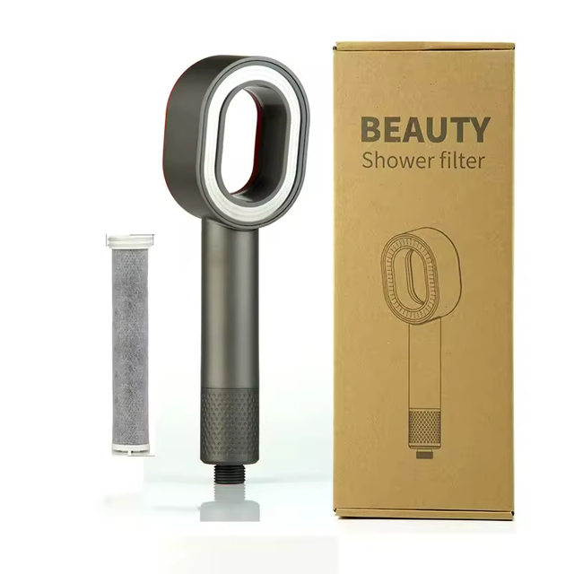 Modern Design ACF/ACF+KDF/ACF+VC Cartridge Shower Filter Head Removes Chlorine for Household and Hotel Bathrooms