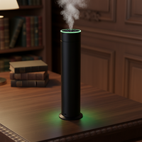 Diffuseur d'huiles essentielles intelligent 2026 au design minimaliste, sans fil, 150 ml, avec télécommande, pour table