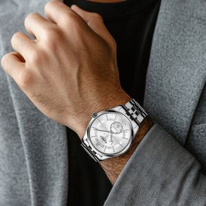 Montre mécanique pour homme personnalisée, multifonctionnelle, en acier inoxydable, style élégant - Product Image 5