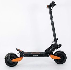 Trottinettes électriques à deux roues, pliables, à double moteur, haute vitesse, avec batterie lithium 60V30AH, cadre en alliage d'aluminium, double suspension - Product Image 4
