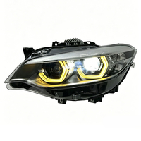 Feux avant tricolores SJC pour BMW Série 2 F22 F23 2014-2020, jaune/blanc/ambre, LED, pièces de voiture, plug and play, éclairage avant