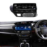Marco para el Tablero del Automóvil, Pantalla Táctil Android, DSP, GPS, 12.3 Pulgadas, para Revo Hilux 2015, Volante a la Derecha, Color Negro UV