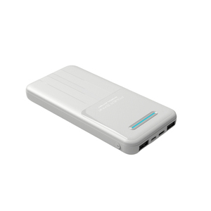 พาวเวอร์แบงค์ดีไซน์มินิมอลบางเฉียบ พร้อมสายชาร์จคู่ในตัว ช่องเสียบ Type-C และ Micro USB ช่องจ่ายไฟ USB สำหรับใช้งานประจำวัน - Product Image 5