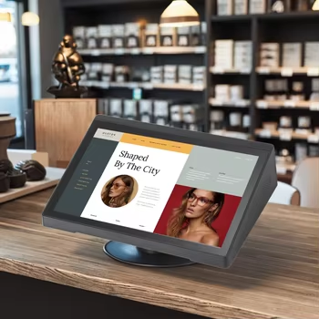 8/10.1inch Android 14 Desktop LCD Display Advertising Tablet Built-in Wi-Fi 10-Point Touch Screen 16:10 Aspect Ratio Customer