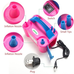 Portable Double Buse Rose Rouge 240V 600W Ballon Électrique Pompe Soufflante/Gonfleur De Ballon Électrique Pour La Décoration - Product Image 5