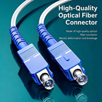 Kabel Patchcord Fiber Optik Indoor HAILE, Tipe Flat Bow, Self-support, Toneable, Konduktor Solid G657A1, 50M, Kabel FTTH